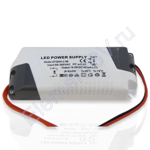 Светодиодный драйвер ZF-AC LD19(220V, 18W, 450mA) - фото 2.