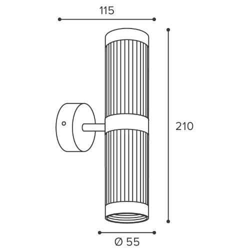 Светильник WOLTA WSL-GU10/W19SG под лампу GU10 Песочное золото LUXOR - фото 2.