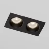 Светильник встраиваемый GU10 черный 15700/02 - фото