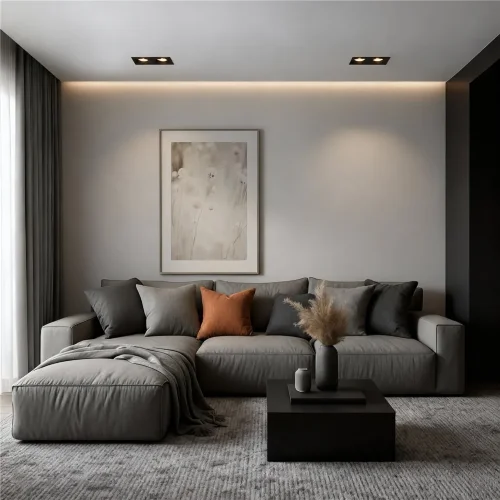 Светильник встраиваемый GU10 черный 15700/02 - фото 5