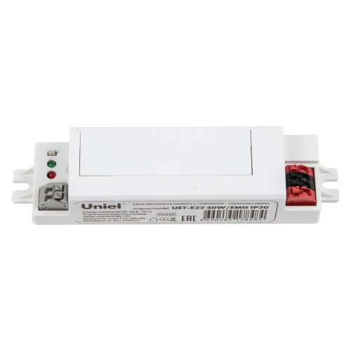 UET-E22 40W-EMG IP20 Блок аварийного питания для светодиодных панелей PREMIUM+, TM Uniel - фото 1