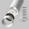 Трековый светильник Фокус / Focus LED Unity 4000K 12Вт 50° Dim Triac (Белый) TR021-1-12W4K-W-D-W - фото 5