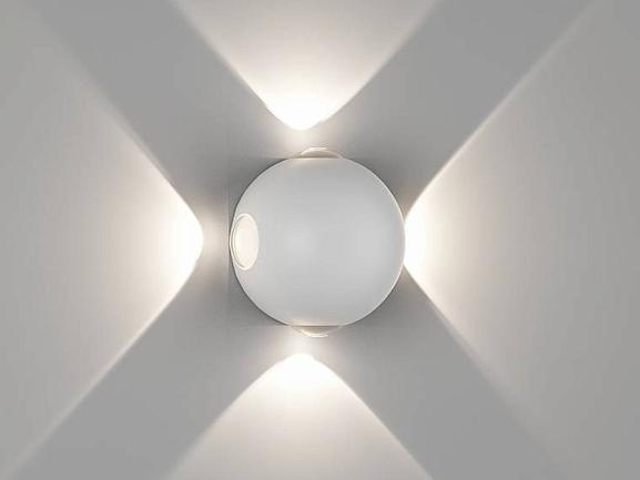 'Светильник настенный GW SFERA-DBL белый, 3000K, GW-A161-4-4-WH-WW - фото