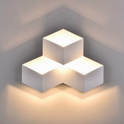 Светильник настенный GW PALMIRA белый, 9 Вт, 3000K, GW-1101-3-9-WH-WW 003280