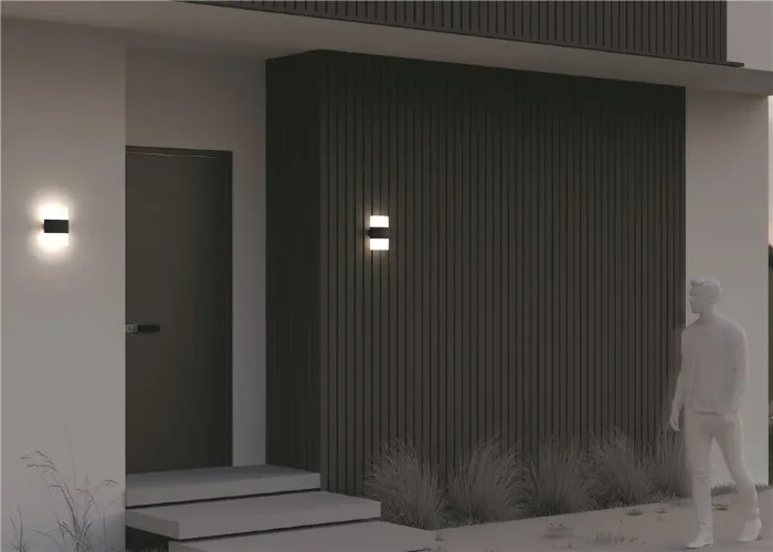 Настенный светильник (бра) Rom 3000K 12Вт IP 54 (Графит) - фото 9