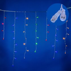 ULD-B25006-440-TTK MULTI IP44 Бахрома светодиодная с эффектом мерцания, 25м, Соединяемая, 440 светодиодов, Разноцветный свет, Провод прозрачный