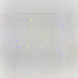 ULD-B25006-440-TTK MULTI IP44 Бахрома светодиодная с эффектом мерцания, 25м, Соединяемая, 440 светодиодов, Разноцветный свет, Провод прозрачный