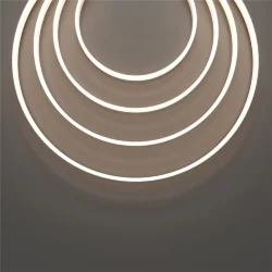 Гибкий неон 12x6 24В 10Вт/м 3000K IP67 5м (Белый)