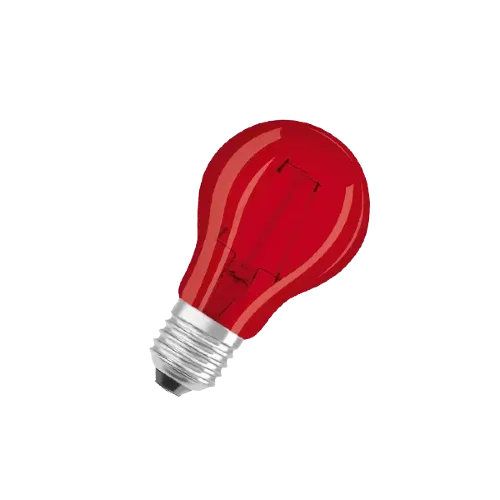Лампа светодиодная филаментная красная 2.5W (=15W) E27 | LED STAR 3Y | - OSRAM. Фото