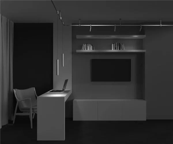 Трековый подвесой светильник Focus Led Flarity 4000K 5Вт 30° (Платина) - фото 3