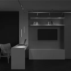 Трековый подвесой светильник Focus Led Flarity 4000K 5Вт 30° (Платина)