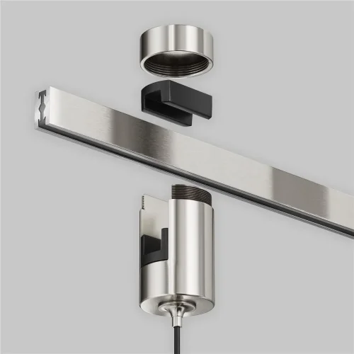 Трековый подвесой светильник Focus Led Flarity 4000K 5Вт 30° (Платина) - фото 5