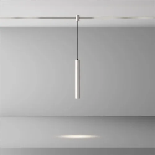 Трековый подвесой светильник Focus Led Flarity 4000K 5Вт 30° (Платина) - фото 8