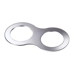 Рамка декоративная к артикулам 357585-357587, 357589, 357909-357910, 370639-370643 «Novotech» 358243, дизайн: Хай-тек, серия: METIS