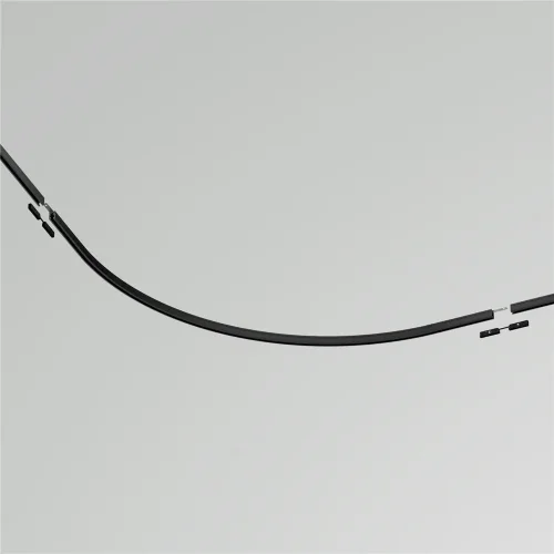 Коннектор радиусный D900 накладной Levity черный (Черный) - фото 4