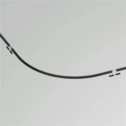 Коннектор радиусный D900 накладной Levity черный (Черный)