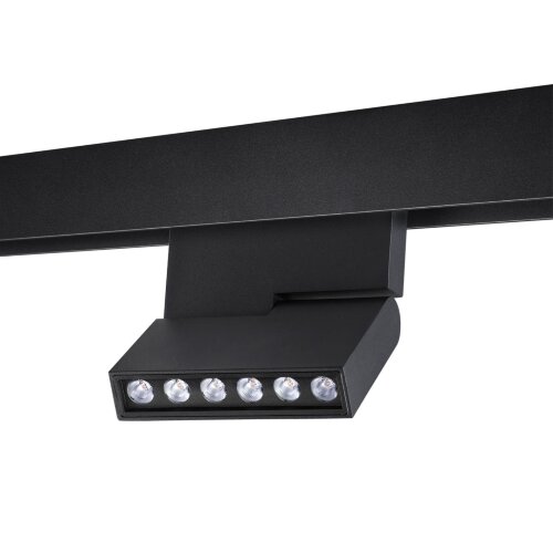 Трековый светильник для низковольного шинопровода диммируемый с пультом ДУ, со сменой цв. температур «Novotech» 358628, серия: FLUM. Фото 2.