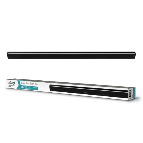 Светильник светодиодный ДБО-K-LINE 24Вт 230В 60гр 6500К 2280Лм 95Лм/Вт черный IP40 NEOX - Фото