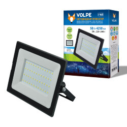 ULF-Q513 50W-6500K IP65 220-240В BLACK Прожектор светодиодный, Дневной свет6500К, Корпус черный