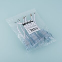 Коннектор односторонний гибкий для светодиодной ленты Premium мультибелая LS013 220V 2835 (10&nbsp;шт.) PSL-09 (041345)