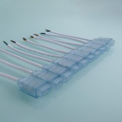 Коннектор односторонний гибкий для светодиодной ленты Premium мультибелая LS013 220V 2835 (10&nbsp;шт.) PSL-09 (041345)