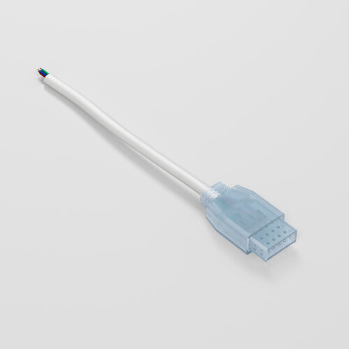 Коннектор односторонний гибкий для светодиодной ленты Premium мультибелая LS013 220V 2835 (10 шт.) - фото 1