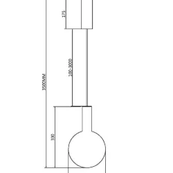 Подвесной светильник Nebula 3000К 4Вт (Белый)