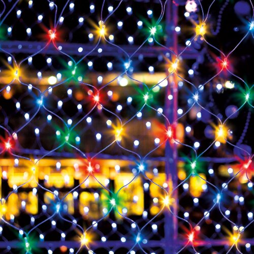 Новогодняя гирлянда сеть мульти 1,5*1,5м IP20 - Фото 4
