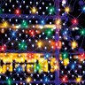 Новогодняя гирлянда сеть мульти 1,5*1,5м IP20 - Фото 4