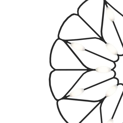 Подвесной светильник Volare 3000К 16Вт (Черный) - фото 2