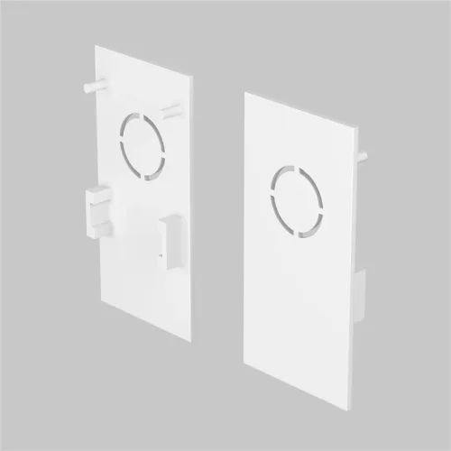 Заглушка торцевая 2 шт. Exility накладной белый (Белый) - фото 2
