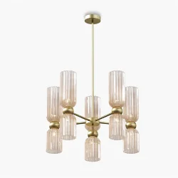 Подвесной светильник Antic E14х10 (Золото)