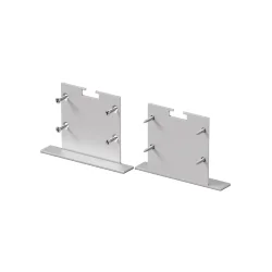 Комплект заглушек (для профиля 50×35) 2 шт., ALM-5035T-S-EC 642034 (Серебро)