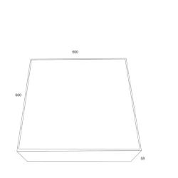 Потолочный светильник Zon 3000K 1x90Вт 120° (Белый)