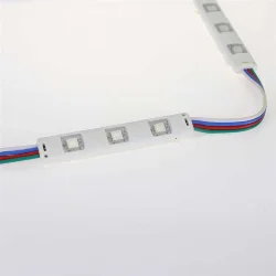 Светодиодный модуль линейный 5050-3 MOD45 (0,72W, 12V, RGB)