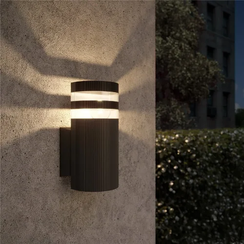 Настенный уличный светильник 1444 Techno черный IP54 1444 Techno черный - фото 2