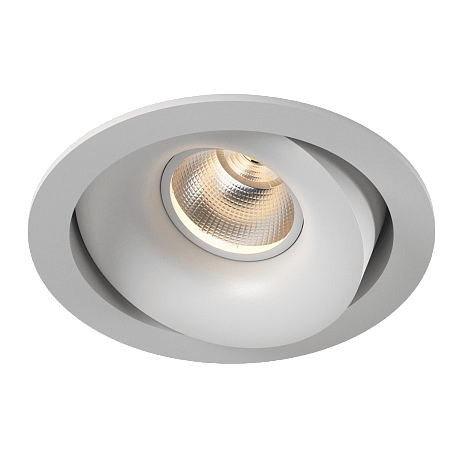 Корпус светильника потолочный встраиваемый  наклонный, COMBO10-WH, Белый, IP20, COMBO10-WH. Фото 3