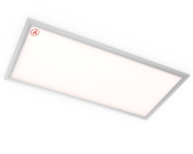 Светодиодная панель 595x295x10мм 21 Ватт с серой рамкой 4000К с Бап-1 - фото 3