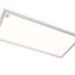 Светодиодная панель 595x295x10мм 21 Ватт с серой рамкой 4000К с Бап-1