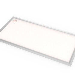 Светодиодная панель 595x295x10мм 21 Ватт с серой рамкой 4000К с Бап-1