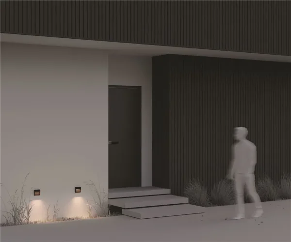 Подсветка для лестниц Mane 3000K 3Вт IP 54 (Черный) - фото 8