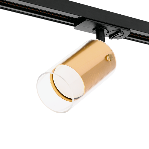 Трековый светильник WOLTA WTL-GU10/07G под лампу GU10 Золотой ORO - фото 4.