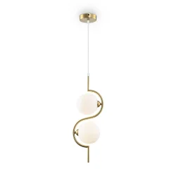 Плавные симметричные контуры создают визуально легкий и гармоничный облик серии. Символика «инь-ян» и трендовый силуэт сферы – образа бесконечности – наполняют дизайн метафорическим смыслом. Минималистичная металлическая арматура окрашена в цвет латуни. С