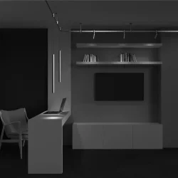 Трековый подвесой светильник Focus Led Flarity 3000K 5Вт 30° (Латунь)