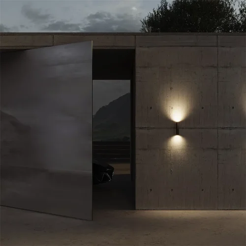 Настенный светильник Труба / Tube 3000K 5Вт IP 65 (Черный) O508WL-L5B3K - фото 2