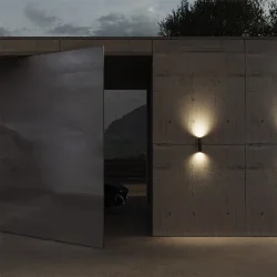 Настенный светильник Труба / Tube 3000K 5Вт IP 65 (Черный) O508WL-L5B3K