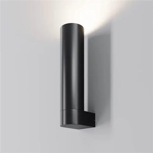 Настенный светильник Труба / Tube 3000K 5Вт IP 65 (Черный) O508WL-L5B3K - фото 4