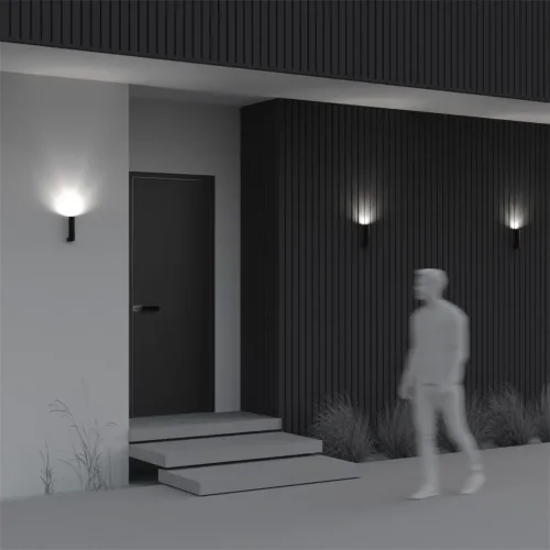 Настенный светильник Труба / Tube 3000K 5Вт IP 65 (Черный) O508WL-L5B3K - фото 6