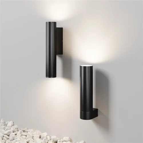 Настенный светильник Труба / Tube 3000K 5Вт IP 65 (Черный) O508WL-L5B3K - фото 7