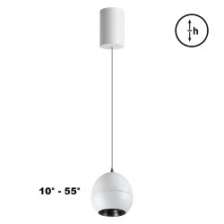 Подвес накладной, светодиодный с механизмом регулировки высоты, длина провода 2м «Novotech» 359341, серия: SFERO